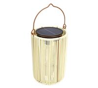 Xiuganpo Lanterne Solaire, Lumière Extérieure Portative de LED avec la Durée de Vie de la Batterie IP44 Imperméable de 12H, Poignée Intégrée et Arrêt Automatique, pour la Décoration de (Cylindre