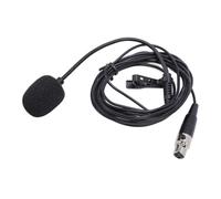 Xiuganpo LAVARE-Microphone Set, Excellent Rétroaction -Clamp/Holder sur Lavalier -mikrofon omnidirectional Plug et Jouer avec Un Pare-Brise pour Le Podcasting
