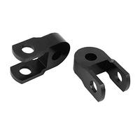 Xiuganpo Le Dispositif de Levage D'amortisseurs de Moto Robustes Réduit les Chocs de Conduite et Augmente la sécurité pour la Protection de la Colonne Vertébrale en Alliage D'aluminium Noir (avec