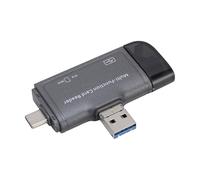 Xiuganpo Lecteur de Carte Mémoire Portable USB Petit Adaptateur de Carte de Stockage avec Transfert de Données Rapide pour 2000 2003 ME Vista, Visionneuse Multifonction Compacte pour Un Accès Rapide