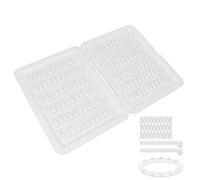 Xiuganpo Livre D'affichage Portable de 120 Couleurs de Pointes D'Ongles avec Présentoir à Ongles, échange et Déplacement Faciles des Couleurs, Idéal pour Présenter Différentes de Gel, Matière