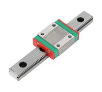 Xiuganpo LML12B 100mm Mini Guidage Linéaire avec Patin, Rail de Guidage | Glissière de rail à mouvement linéaire, largeur 12 mm, acier à roulement, contact à 4 points, pour équipement de précision