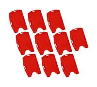 Xiuganpo Lot de 10 Porte-cartes d'identité à Double Emplacement pour Carte, étui pour Badge en PP Horizontal Vertical 9,4 X 6,3 Cm, Incassable et Résistant au Jaunissement pour Carte d'identité de