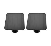 Xiuganpo Lot de 2 Panneaux Solaires 12 W pour Caméra de sécurité, Charge Efficace avec Support Réglable à 360 Degrés pour Batterie/solaire, Câble de 9,8 Pieds