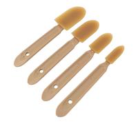 Xiuganpo Lot de 4 Outils de Finition de Calfeutrage en Silicone, Ensemble d'applicateurs de Mastic avec Poignées Ergonomiques pour un Calfeutrage Lisse sur les Surfaces Incurvées, Kit d'épandeur de
