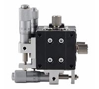 Xiuganpo LSP40-LM XYR Plate-Forme de Coupe à 3 Axes Table Coulissante à Réglage Linéaire Manuel de la Scène avec Rail de Guidage Transversal en Acier avec Roulement Robuste pour Un Travail Stable