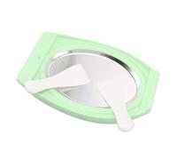 Xiuganpo Machine à Crème Glacée Roulée, Assiette Froide Pratique pour les Enfants, Bricolage Amusant et Dégustation, Assiette à Rouleau de Crème Glacée de qualité Alimentaire, Idéal pour les