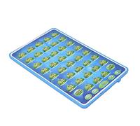 Xiuganpo Machine de Lecture Arabe pour Enfants, Jouet éducatif Interactif, Apprentissage Multisensoriel pour Enfants, coloré et Durable, Taille 19x12x1,5 Cm (Blue)