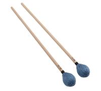 Xiuganpo Maillets Marimba Moyennement Durs avec Manche en érable, Tête de Fil Résistante à L'usure-paquet de 2, Idéaux pour les Amateurs de Percussions (BLUE)