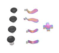 Xiuganpo Manettes Metallic Thumbsticks de Remplacement pour Controller | Joysticks magnétiques, palettes en acier inoxydable, remplacement des coussinets D pour contrôleur Series 2 Core