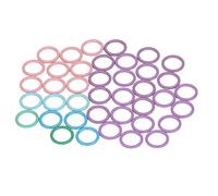 Xiuganpo Marqueurs de Points Ronds Brillants en Métal pour le Tricot, la Couture, le Bricolage, 40 Pièces, Marqueurs de Verrouillage au Crochet pour la Plupart des Scénarios