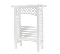 Xiuganpo Meubles de Maison de Poupée 1:12, Mini Chaise de Jardin en Bois - Accessoire de Décoration Exquis pour Chambre d'enfant - Durable et Non Toxique - Cadeau Parfait dans Une Boîte Colorée