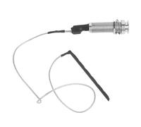 Xiuganpo Micro Piézo, Bâton de Micro Sous la Selle avec Haute sensibilité, Installation Facile, Prise de Sortie 6,35 Mm avec Construction en Alliage de Zinc pour les Types de Guitare, y Compris