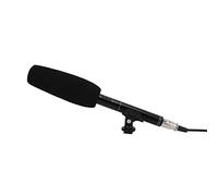 Xiuganpo Microphone D'interview Haute sensibilité pour Enregistrement, Micro à Condensateur avec Deux Modes de Prise de Vue, Pince pour Griffe Porte-Accessoires et Pare-Brise Inclus, Application