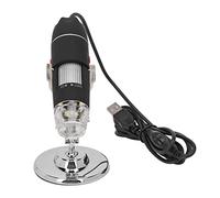Xiuganpo Microscope Numérique USB 3 en 1 avec 8 Lumières LED, Grossissement Réglable pour L'inspection des Bijoux et de la Peau