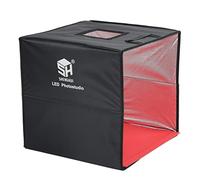 Xiuganpo Mini Boîte à Lumière Douce Portable avec 3 Températures de Couleur Réglables pour la Photographie, Prise USB Pliable, Boîte à Lumière de Prise de Vue sur Table avec Plaques de Fond, à pour