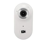 Xiuganpo Mini Caméra Corporelle, Caméra Pouce 1080P 2MP avec Clip Arrière, Caméscope Portable à Base Magnétique pour Voyager à Vélo, Caméra Corporelle Portable de Poche pour (White)