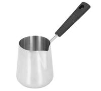 Xiuganpo Mini chauffe-café en Acier Inoxydable, Chauffe-Beurre de 350 Ml - Casserole à Lait à Lisse pour Faire Fondre le Beurre, Chauffer le café - Gadgets de Cuisine Faciles à Utiliser