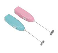 Xiuganpo Mini Mélangeur à Main Agitateur électrique Durable à Grande Vitesse à une Main pour le Mélange de Pigments et de Boissons à L'aquarelle 2 Pièces en Acier Inoxydable