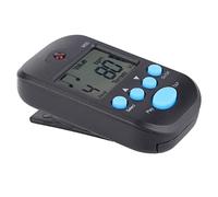 Xiuganpo Mini Métronome Numérique Portable, Tempo Réglable pour les Instruments, 2,4x1,4x0,6 Pouces, Noir