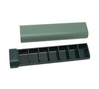 Xiuganpo Mini Organisateur de 7 Jours, Boîte Portable avec Compartiments pour Suppléments Vitaminiques, Taille Pratique pour un Mode de Vie Sain, Matériau ABS (GREEN)