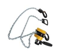 Xiuganpo Mini Palan à Levier Portable à Cliquet avec Chaîne de 1,5 M, Extracteur Manuel de capacité de Charge de 500 Kg, Crochets en Acier Rotatifs à 360°, Protection contre les Surcharges pour le