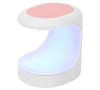 Xiuganpo Mini Sèche-vernis à Ongles élégant à Double Lumière LED pour Salon de Manucure ou Usage Domestique, Chargement USB Portable, Mini Design en Forme D'œuf (PINK)