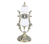 Xiuganpo Minuterie en Verre de Sable, Décoration de Bureau Pendant 30 Minutes de la Minuterie de Sable Non -lip pavé pour le Salon (Bronze vert)