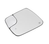Xiuganpo Miroir Externe en Verre chauffé, Résistance à l'esquisse au Verre de Rétroviseur pour Remplacer les Voitures pour 1500 2500 Dt 2019-2022 (Gauche 68402095AA, 68402093AA, 68402037AA)