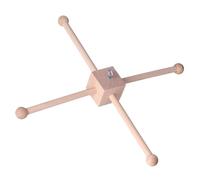 Xiuganpo Mobile pour Berceau de bébé, Mobile de Développement Visuel du nouveau-né en Bois de Hêtre, à Vent avec Mouvement Perpétuel d'air Naturel pour un Sommeil Apaisant dans le Berceau