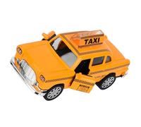 Xiuganpo Modèle de Simulation de Voiture Carrosserie de Voiture Réaliste Musique Légère Retrait Exécution Exquise Durable 1:32 Modèle de Collection de de Mini (Taxi A)