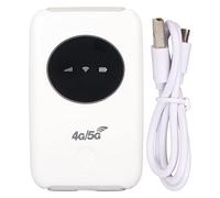 Xiuganpo Modem USB 4G, Hotspot Mobile déverrouillé de 150 Mbps avec Fente de Carte SIM, Routeur de Batterie Rechargeable de 3200mAh, Connectez jusqu'à 10 Appareils, Routeur WiFi Portable