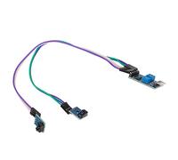 Xiuganpo Module de Capteur de Suivi à 2 Voies Détection d'obstacles de Précision Réglable pour Voitures Intelligentes 1 X Module de Traçage