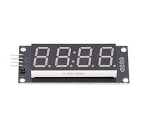 Xiuganpo Module de Tube D'affichage LED, Tube Numérique à 4 Chiffres et 7 Segments, Installation Facile pour TM1637.h (Lettre Verte)