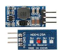 Xiuganpo Module élévateur DC DC, Convertisseur Boost Efficace pour L'énergie Solaire, Moteurs LED, Appareils à Batterie, 2 Pièces, Prend en Charge L'entrée 2,6-5,5 V vers Plusieurs Sorties (6V)