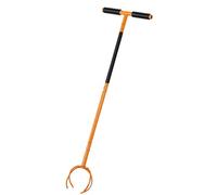 Xiuganpo Motobineuse de Jardin, Motobineuse Ergonomique à Poignée Incurvée, de Sol avec Griffe en Acier Amovible pour Parterres de Fleurs, Jardinières, Pelouses