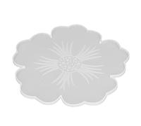 Xiuganpo Moule de Dessous de Verre en Silicone Réutilisable pour Résine - Plateau de Bricolage en Cristal Brillant Facile à Démouler pour la Décoration de la Maison, Projets Artistiques à
