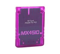 Xiuganpo MX4SIO SIO2SD Adaptateur de Carte de Stockage Micro Durable pour, pour Extension de Mémoire, Logiciel Homebrew, Matériau ABS, 1 X Lecteur de Carte (Violet translucide)