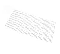 Xiuganpo Nichrome - Anneau de Saut en U Haute Température, Mini Crochets pour la Fabrication de Bijoux, Paquet de 100 pour Ornements en Céramique, Colliers et Plus Encore