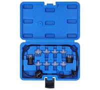 Xiuganpo Noid Kit D'éclairage électronique D'injection de Carburant, 11 Pièces Outil de Diagnostic de Voiture Professionnel avec Testeurs IAC adapté pour GEO MU adapté pour LTITEC-2