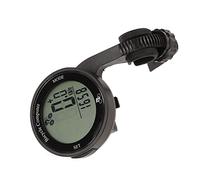 Xiuganpo Ordinateur de Vélo à écriture Claire, avec Thermomètre, Horloge Rétro-éclairée, pour Vélos Tout-Terrain électriques de Route de Montagne (Fond Blanc Caractères Noirs)