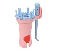 Xiuganpo Outil de Couture de Tricot D'aiguille de Fil de Machine à Tisser pour Fabriquer des écharpes de Tube-matière Plastique Durable, pour les Amateurs D'artisanat