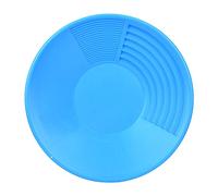 Xiuganpo Outil D'exploitation Minière en Plastique Bleu Portatif Gold Pan pour Un Panoramique et Un Dragage Faciles 38,2 X 8 Cm