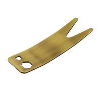 Xiuganpo Outil Multifonction pour Guitare, Clé à Molette pour Entretien e basse multifonctionnelle, finition bronze, resserre les écrous et les prises pour la configuration de la guitare et