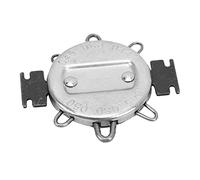 Xiuganpo Outil pour les Paramètres de Bougie d'allumage, 6 Fils de la Bouge d'allumage de la Bougie ' Chrome pour Mesurer (argent peint en noir)