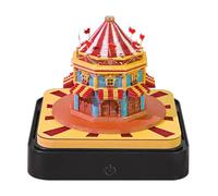 Xiuganpo Pad Memo ART 3D, Creative Paper Scarving 2026 Calendrier 3D Memo Pad Circus pour Nos Jours
