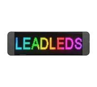 Xiuganpo Panneau LED Programmable Flexible, Matrice de Points 64 X 20 pour Voiture Ultra Lumineuse, Panneau LED Défilant Ultra Lumineux 35 X 10,2 Cm, Affichage de Contrôle par