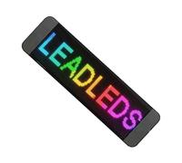 Xiuganpo Panneau LED Programmable Ultra Lumineux, écran 13,7 X 4 Pouces avec Télécommande APP, Affichage LED Matriciel Flexible 64 X 20 Points pour Voiture, Magasin, Maison, Fête,