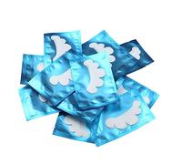 Xiuganpo Patchs D'Extensions de Cils Greffés, Support Solide pour Extensions de Cils, Tampons D'isolation en Forme de Pétale pour Artistes de (BLUE)