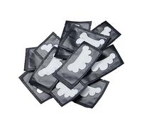 Xiuganpo Patchs D'Extensions de Cils Greffés, Support Solide pour Extensions de Cils, Tampons D'isolation en Forme de Pétale pour Artistes de (BLACK)